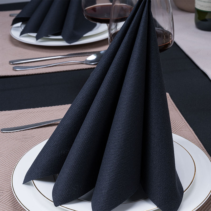 Svarta Airlaid-servetter med medium till hög absorptionsförmåga: Hemligheten bakom vattenabsorption