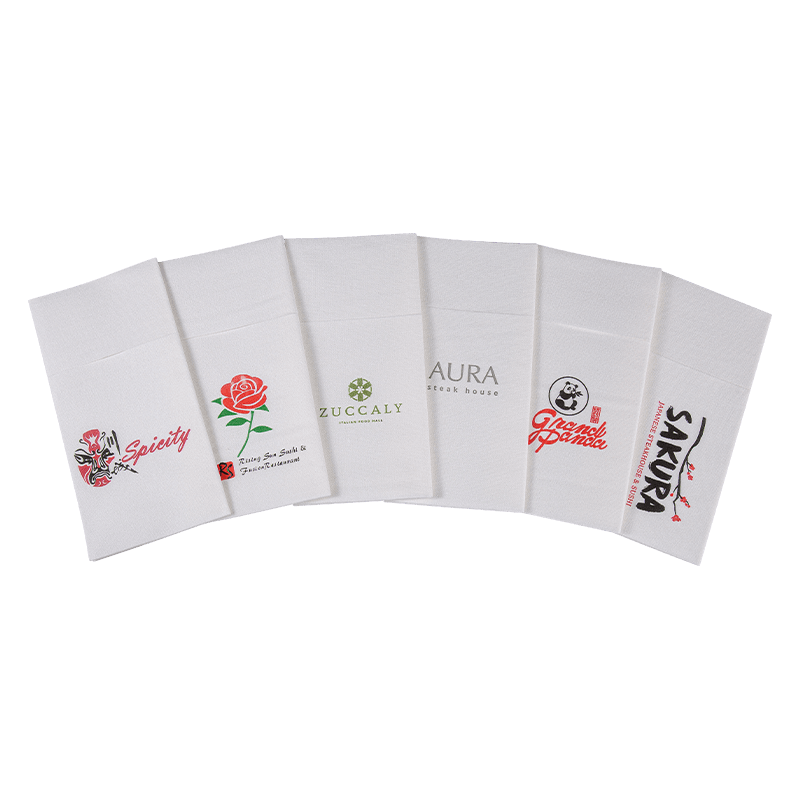 40x40 mjukt lufttappar servetter med fickan SJ1301