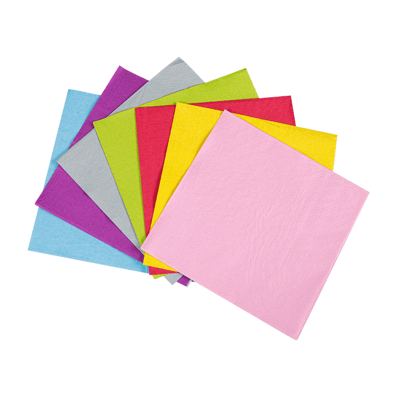 25x25 färgat tryckt papper servetter SJ4102