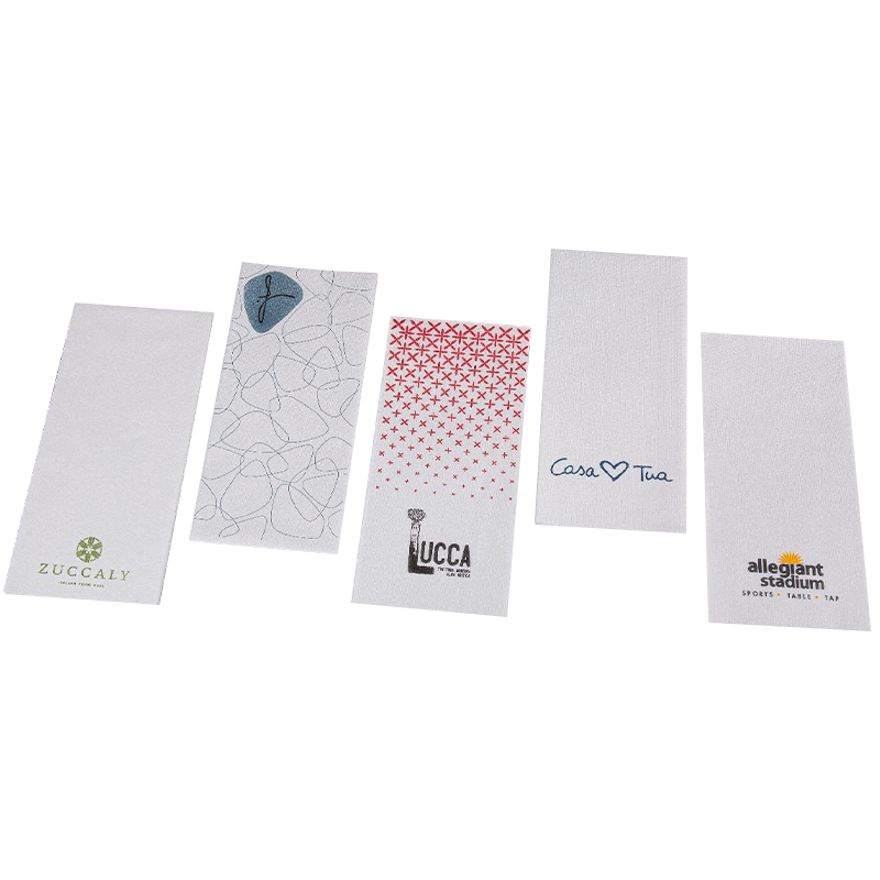 43x30 linne som engångs servetter Anpassad logotyp Airlaid Dinner Sernepins SJ1204