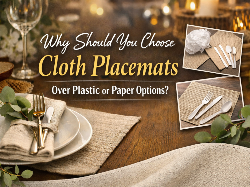 Varför ska du välja bordstabletter av tyg framför plast- eller pappersalternativ?